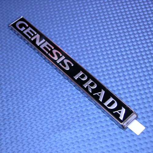 현대모비스 제네시스 프라다 순정 사각스틱 엠블럼_이미지