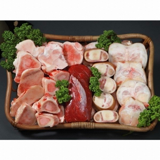 청정한우 효도보신 세트 사골2kg+우족1족+사태500g