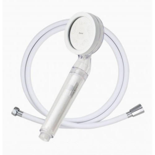 듀벨 샤워애 와이즈 필터샤워기 화이트 (샤워호스 2m)_이미지