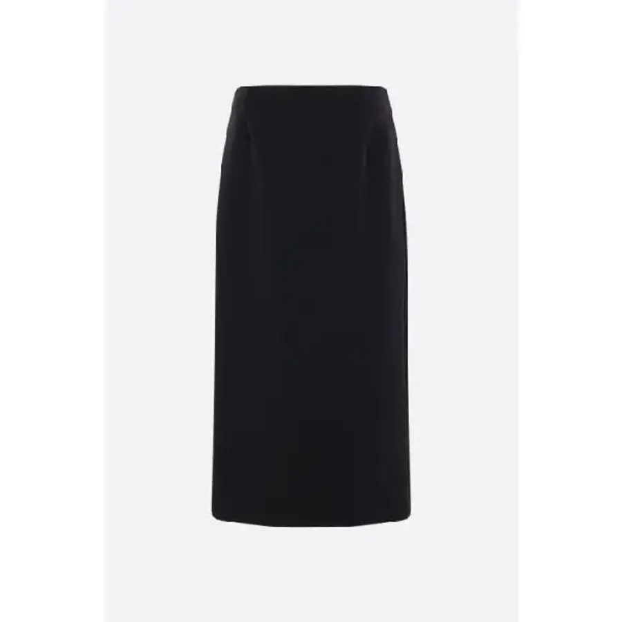 EnC E32 ���ο� 10524W2893BLK ���� ��ĿƮ ġ�� THE ROW Talor p il skirt in wool
