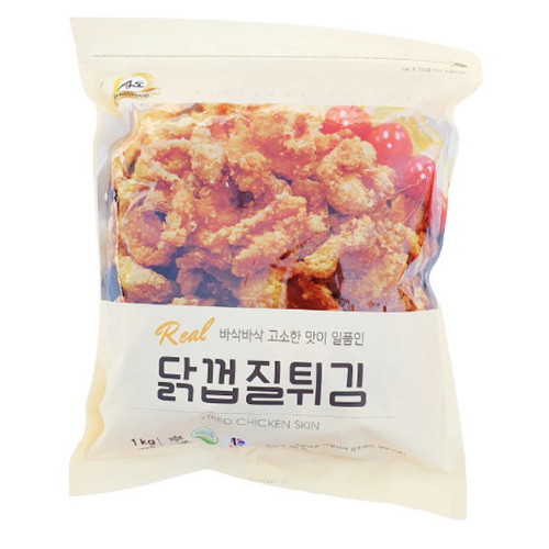 상도푸드 닭껍질 튀김 1kg (3개)_이미지