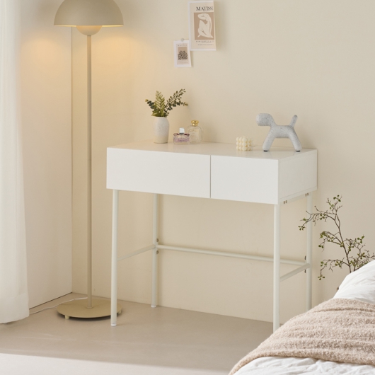 인디우드  LPM 멀티 E0 수납 서랍 화장대 800