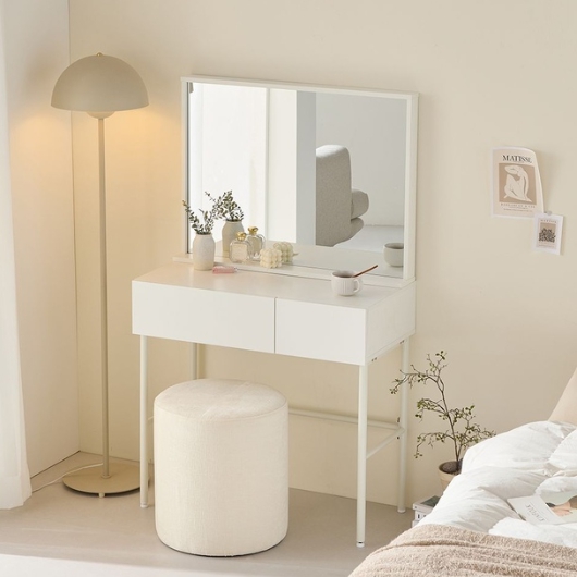 인디우드 LPM 멀티 E0 수납 서랍 화장대 800_이미지