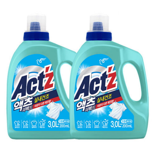 액츠 퍼펙트 실내건조 드럼용 3.2L (2개)