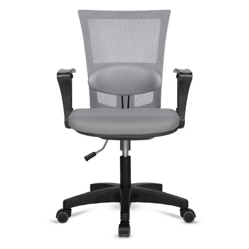 레오 고급 대요추형 블랙바디 3각팔 의자 L13