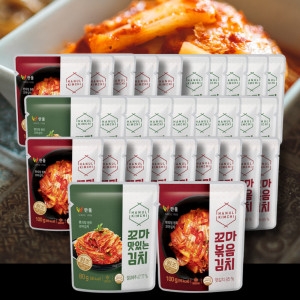 한울 편의점 꼬마김치 볶음김치15개+맛김치15개 총30개_이미지