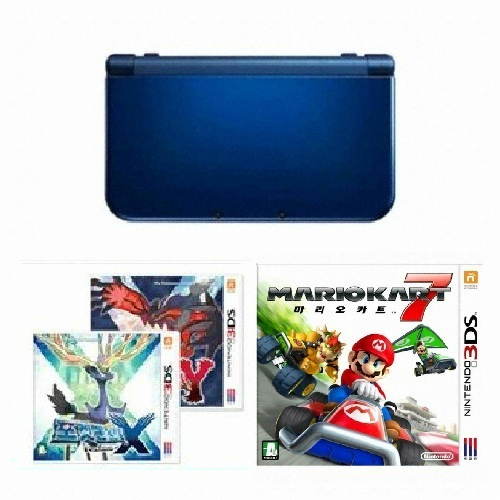 닌텐도 뉴 3DS XL + 포켓몬스터 X / Y 선택 + 마리오 카트 7 패키지_이미지