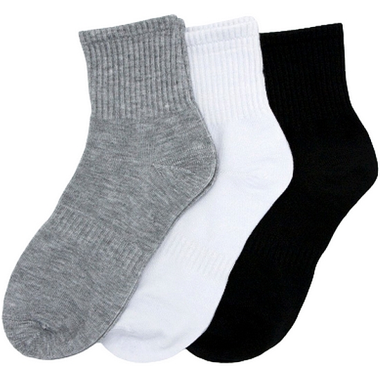 기본 무지 중목양말 D10007