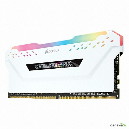 CORSAIR DDR4-3000 CL16 VENGEANCE PRO RGB WHITE 패키지 (128GB(16Gx8))_이미지