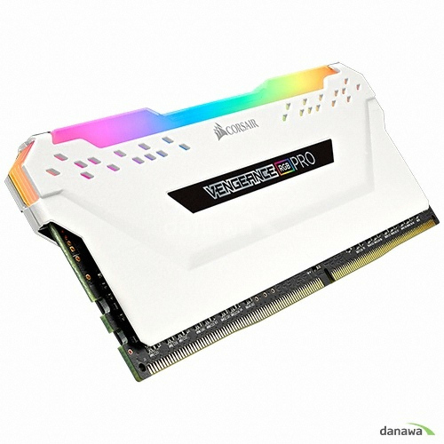 CORSAIR DDR4-3000 CL16 VENGEANCE PRO RGB WHITE 패키지 (128GB(16Gx8))_이미지