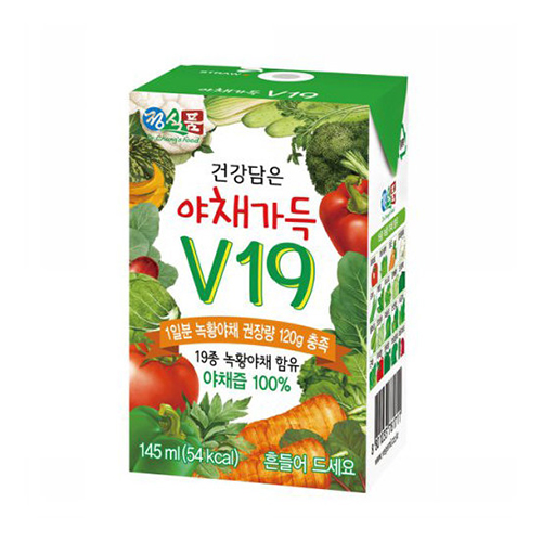 정식품 베지밀 건강담은 야채가득 V19 145ml (48개)