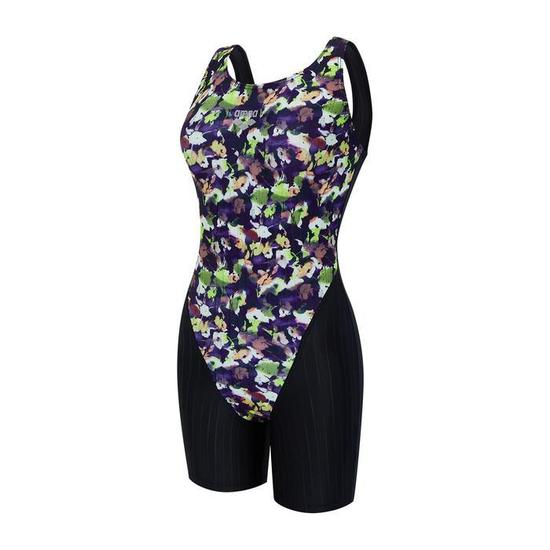 여성수영복 데이지힐 4부 반신 U백 A5FL1LD41GRN