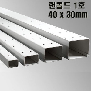 영신 PVC 랜몰드 백색 1호 덕트 대용량 몰딩 전선정리