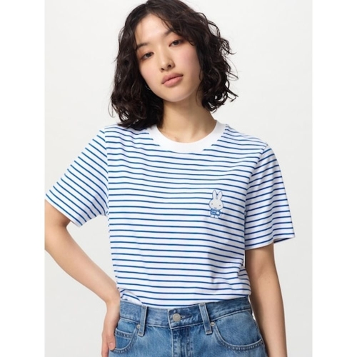 미피 UT 478980 스트라이프 반팔 일본