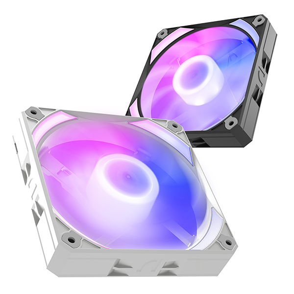 앱코 엣지 듀얼 140 ARGB 스마트쿨링 (화이트)