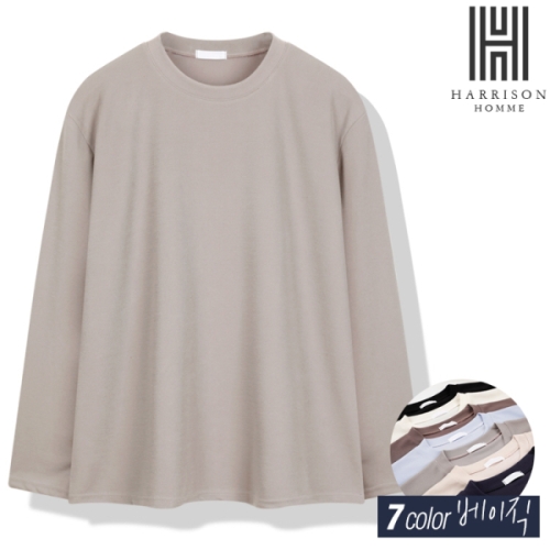 캘리 라운드 긴팔 티셔츠 LWDF1153