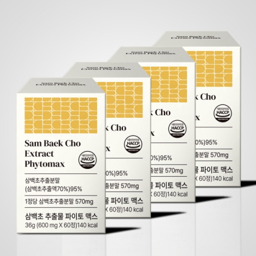 자연속의이야기 삼백초 추출물 파이토 맥스 60정 (4개)