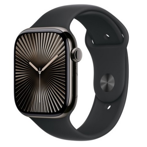 APPLE 워치 시리즈10 42mm Cellular 슬레이트 티타늄