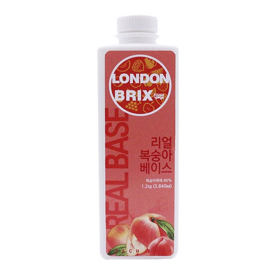 런던브릭스 리얼 복숭아 베이스 1.2kg (2개)
