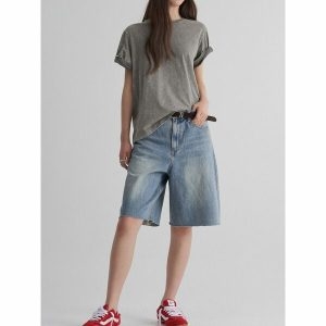 에잇세컨즈 워싱 버뮤다 쇼츠 스카이 블루 355825LP1Q