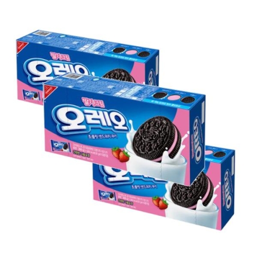 동서 오레오 딸기크림 샌드 쿠키300g x3개_이미지