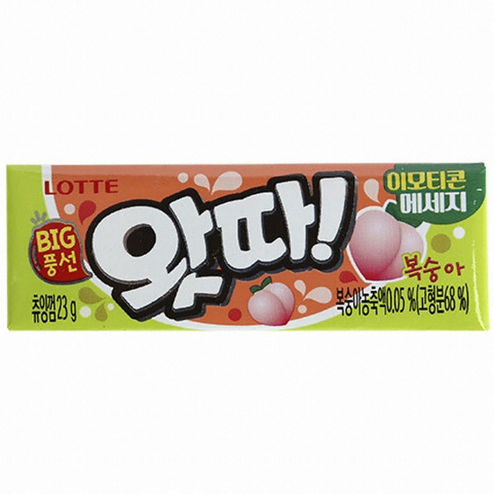 롯데웰푸드 왓따 복숭아 23g (12개)_이미지