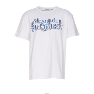 알렉산더맥퀸 폴로스 화이트 티셔츠 750657/QVZ080900_이미지