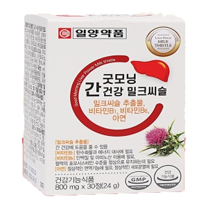 일양약품 굿모닝 간건강 밀크씨슬 30정 (1개)_이미지
