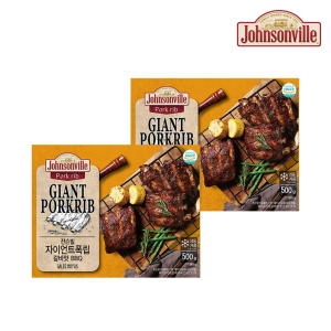쟌슨빌 자이언트 폭립 갈비맛 BBQ 500g (2개)_이미지