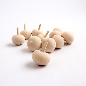 나무 팽이 심 도토리 모양 100개 민속 전통 집콕 놀이_이미지