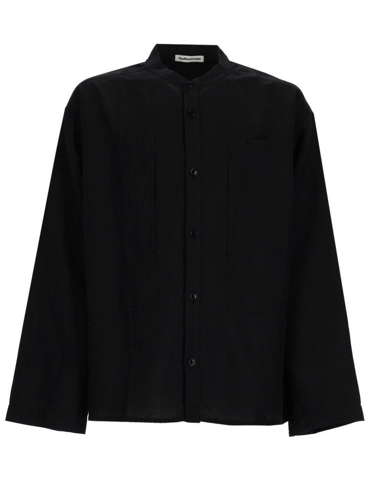 YMC LONGSLEEVEDSHIRTS P2AAG_BLACK B0041989322