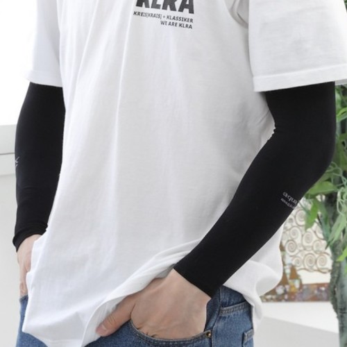 잇츠매직슬림 무봉제 자외선차단 쿨토시 (검정)_이미지