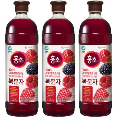청정원 홍초 복분자 1.5L이미지입니다. 누르면 해당 게시물로 새창이동합니다.