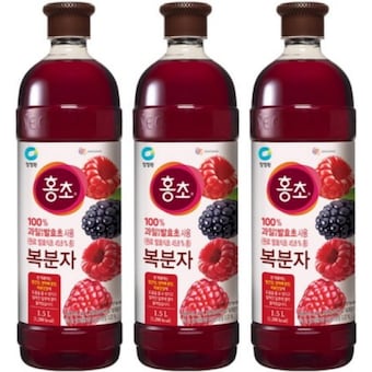 청정원 홍초 복분자 1.5L