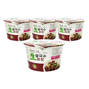 한국면가 생 쌀국수 짜장 290g (4개)_이미지