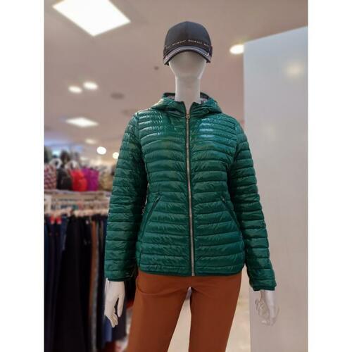 마코 노출 흑지퍼 다운베스트 MNW4DJ01