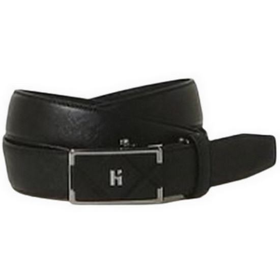 퀼팅 퍼피로고 버클 자동벨트 HJBE2E253BK