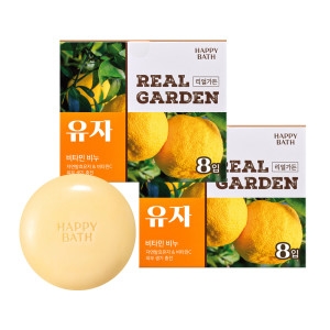 해피바스 리얼가든 유자 비타민비누 90g (16개)_이미지