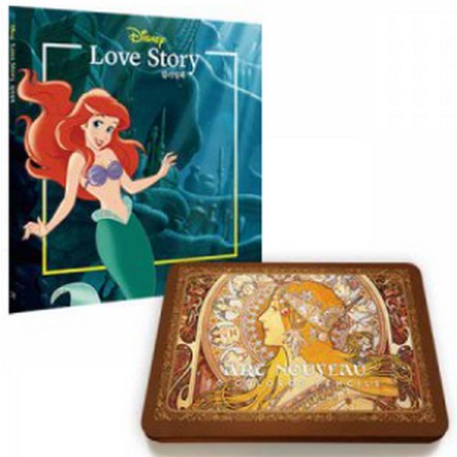 색연필 + 디즈니 러브스토리 컬러링북