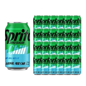 코카콜라음료 스프라이트 제로 CHILL 350ml (24개)