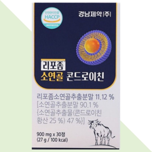 경남제약 리포좀 소연골 콘드로이친 900mg 30정 (1개)_이미지