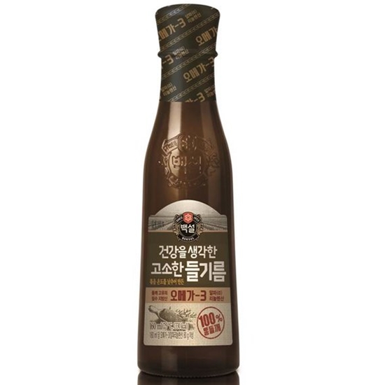 건강을 생각한 고소한 들기름 160ml