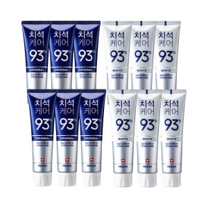 치석케어 치약 오리지널 120g 6개 + 화이트 120g 6개