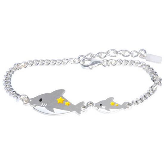 아기상어 미아방지 실버팔찌 SB9367