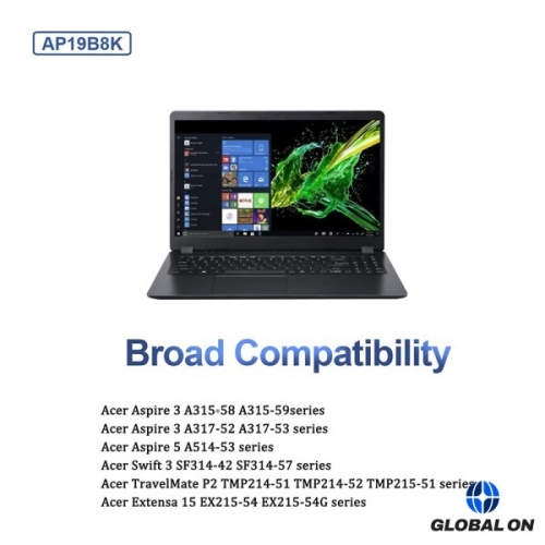 에이서 AP19B8K Aspire 3 A315-56 5 Extensa용 배터리