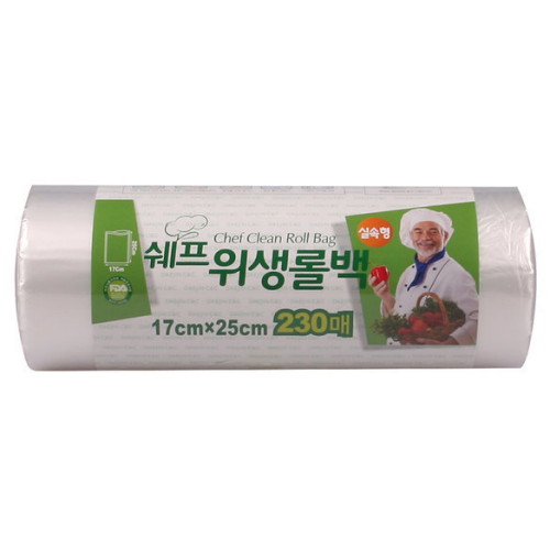대진씨앤씨 쉐프 위생 롤백 17x25cm 230매 (1개(230매))_이미지