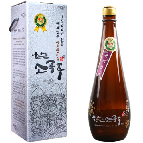 백제향한산소곡주 생주 750ml (5개)_이미지