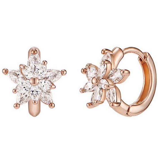 끄란느 스타 플라워 원터치 귀걸이 C24EB315_이미지
