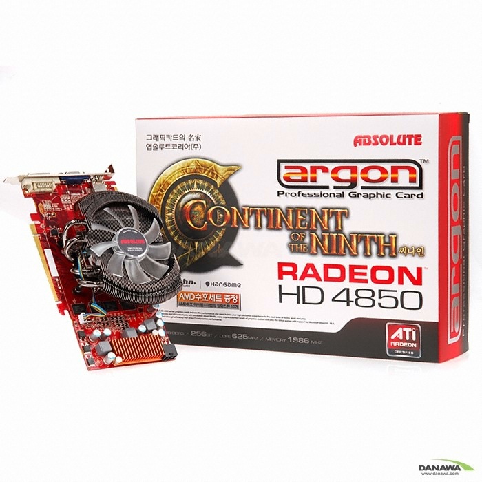 앱코 라데온 HD 4850 argon HDMI D3 512MB VF2000 C9_이미지