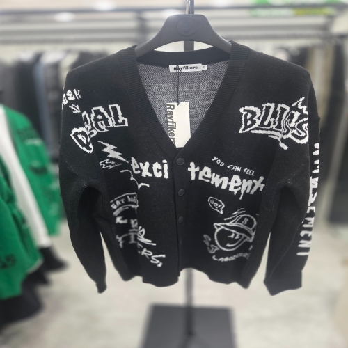 써드케이 니트가디건 mq5su505 076 블랙 DG